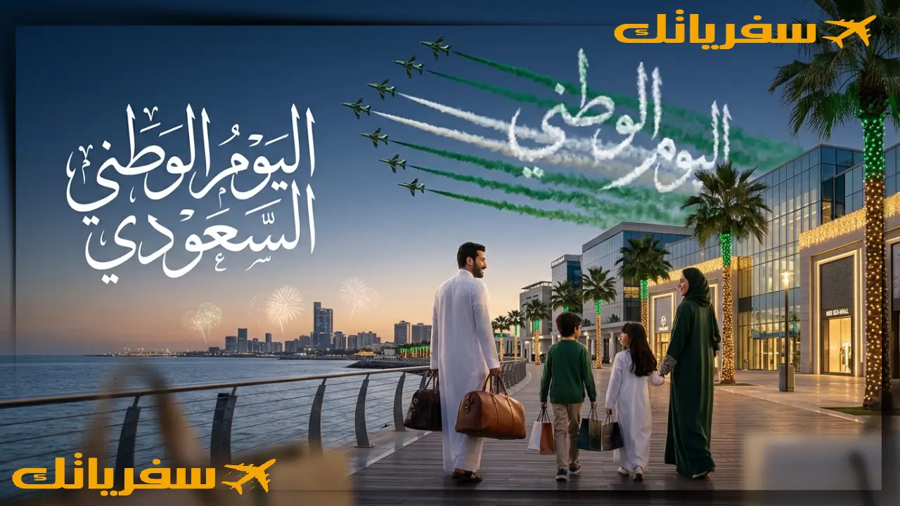 اليوم الوطني السعودي |كيف تستغله وتحتفل وتتسوق وتسافر🔥❤ تجربتي في احتفالات اليوم الوطني