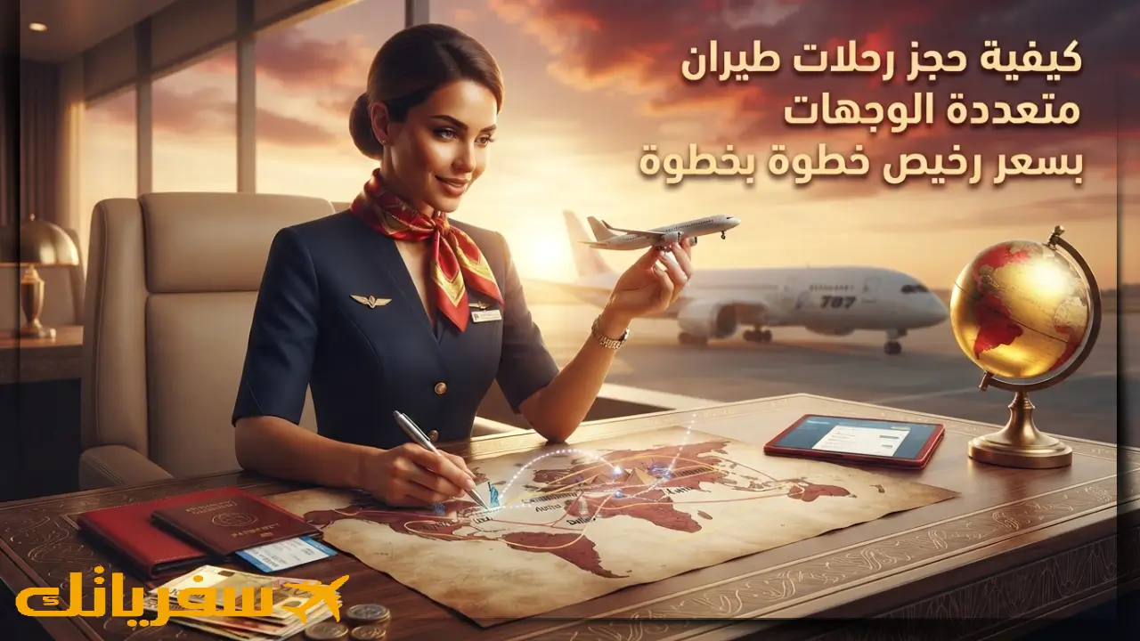 كيفية حجز رحلات طيران متعددة الوجهات بسعر رخيص خطوة بخطوة كيفية حجز رحلات طيران متعددة الوجهات