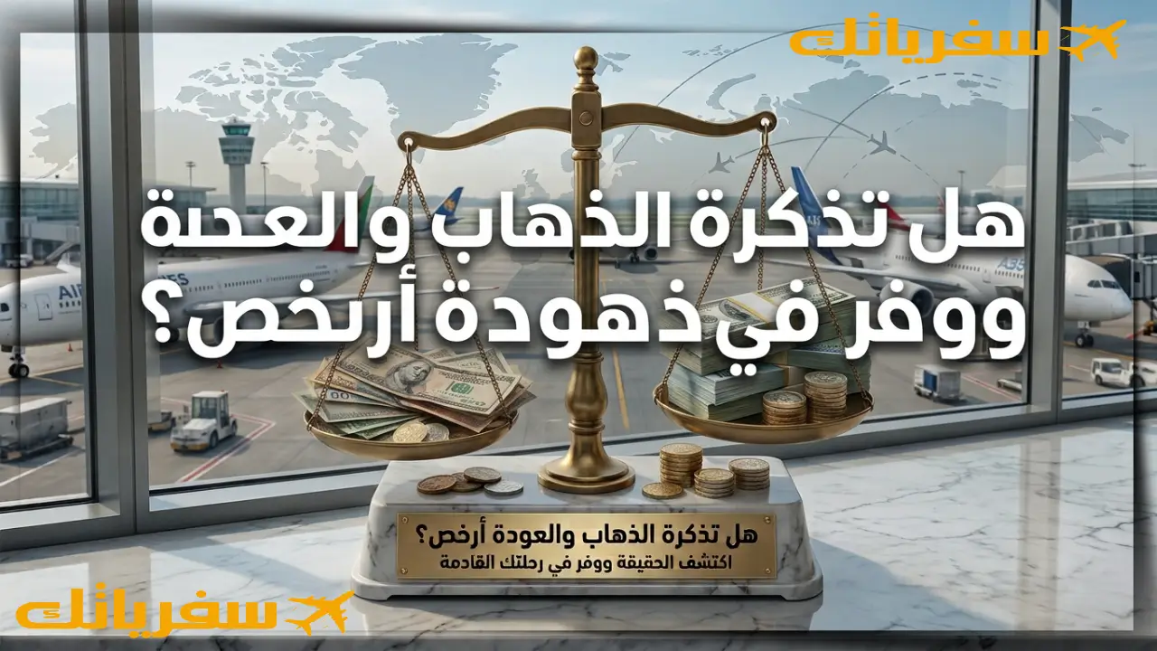 هل سعر تذكرة الذهاب والعودة أرخص من سعر تذكرتين منفصلتين؟ الحجز ذهاب وعودة مقابل ذهاب فقط