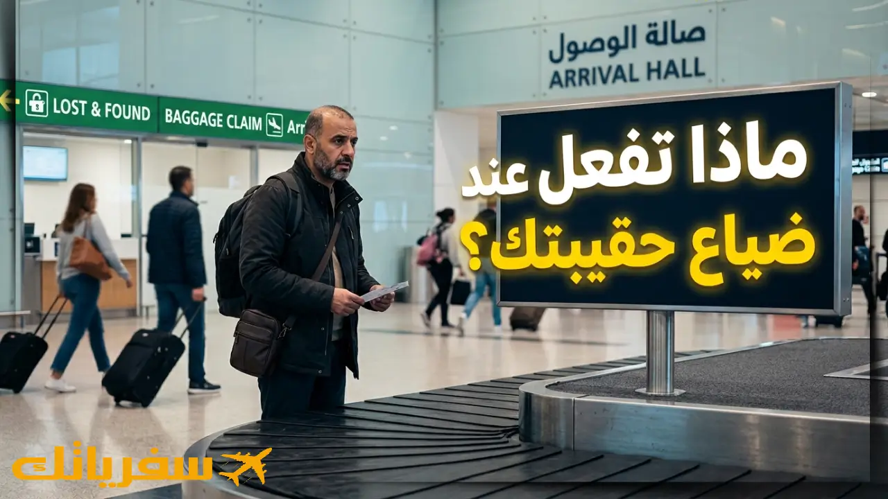 ماذا أفعل عند ضياع حقيبة السفر